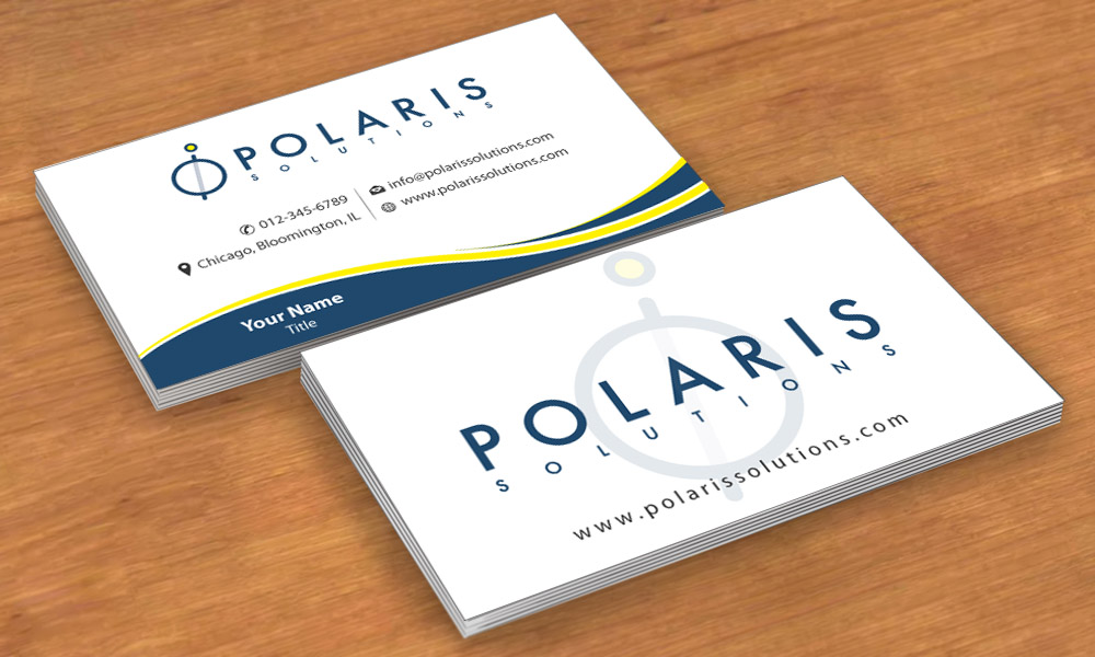 Business Card Design by Sbss for Polaris Solutions | Design #4696820