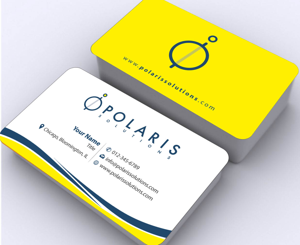 Business Card Design by Sbss for Polaris Solutions | Design #4696824