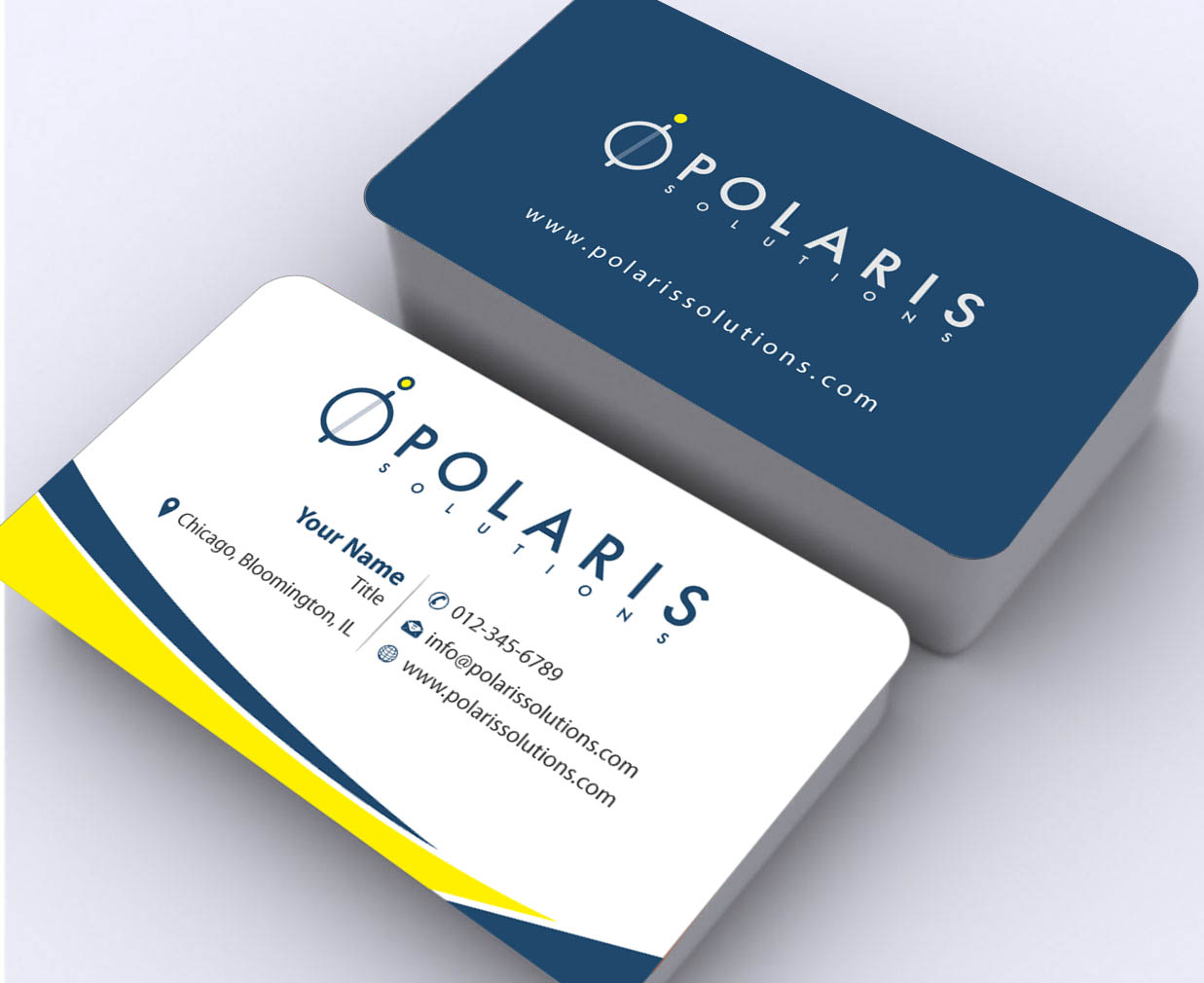Business Card Design by Sbss for Polaris Solutions | Design #4696826