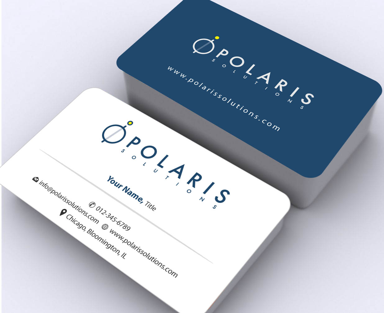Business Card Design by Sbss for Polaris Solutions | Design #4696827