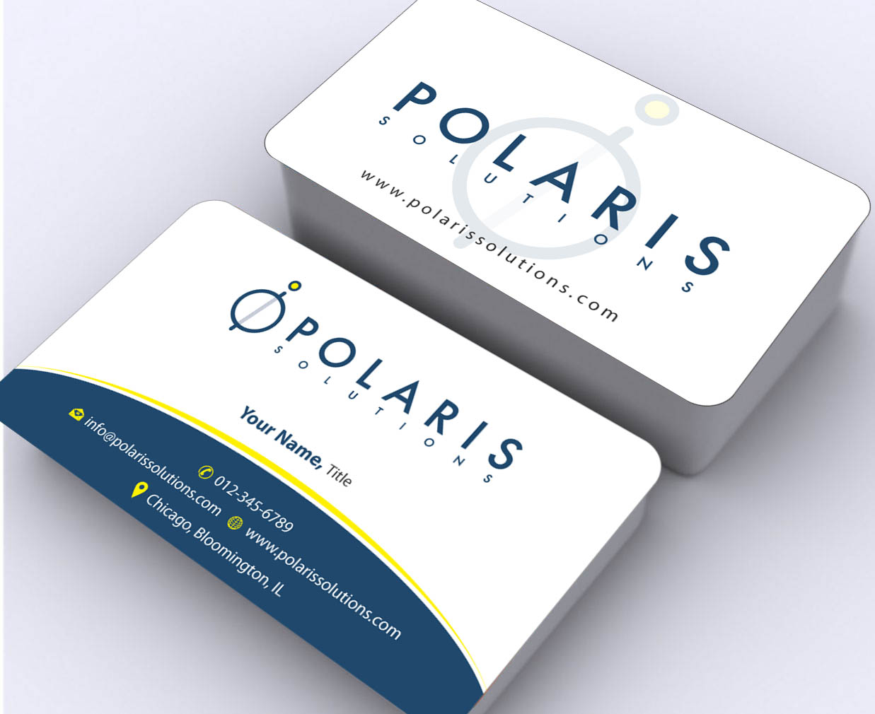 Visitenkarten-Design von Sbss für Polaris Solutions | Design #4696829