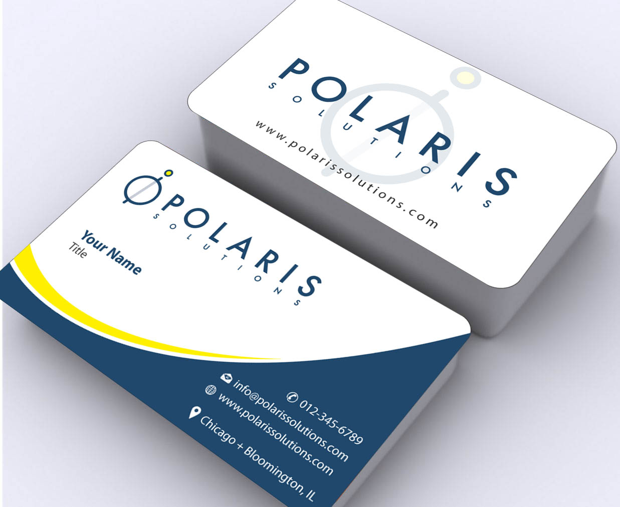 Visitenkarten-Design von Sbss für Polaris Solutions | Design #4696837