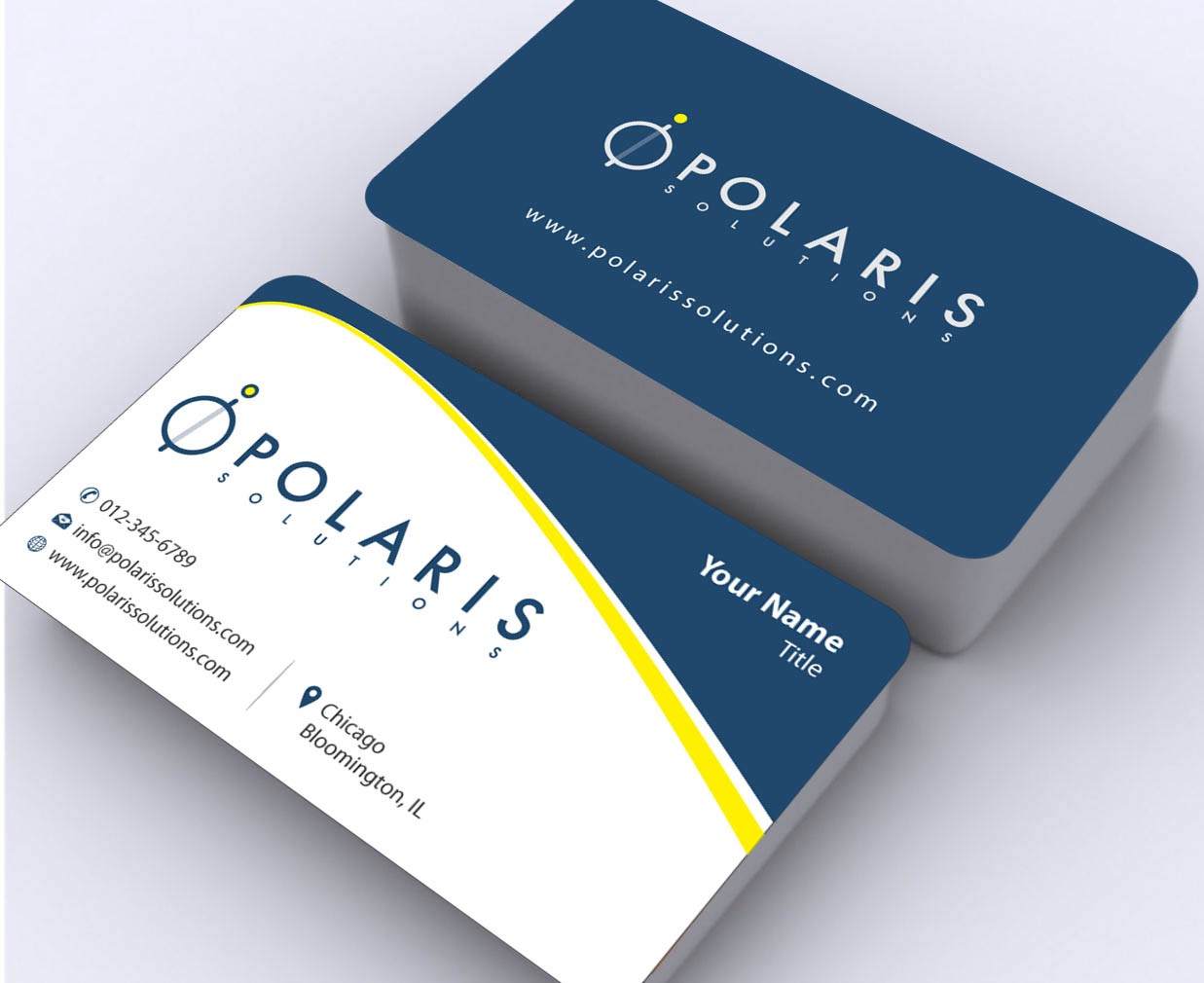 Business Card Design by Sbss for Polaris Solutions | Design #4696839