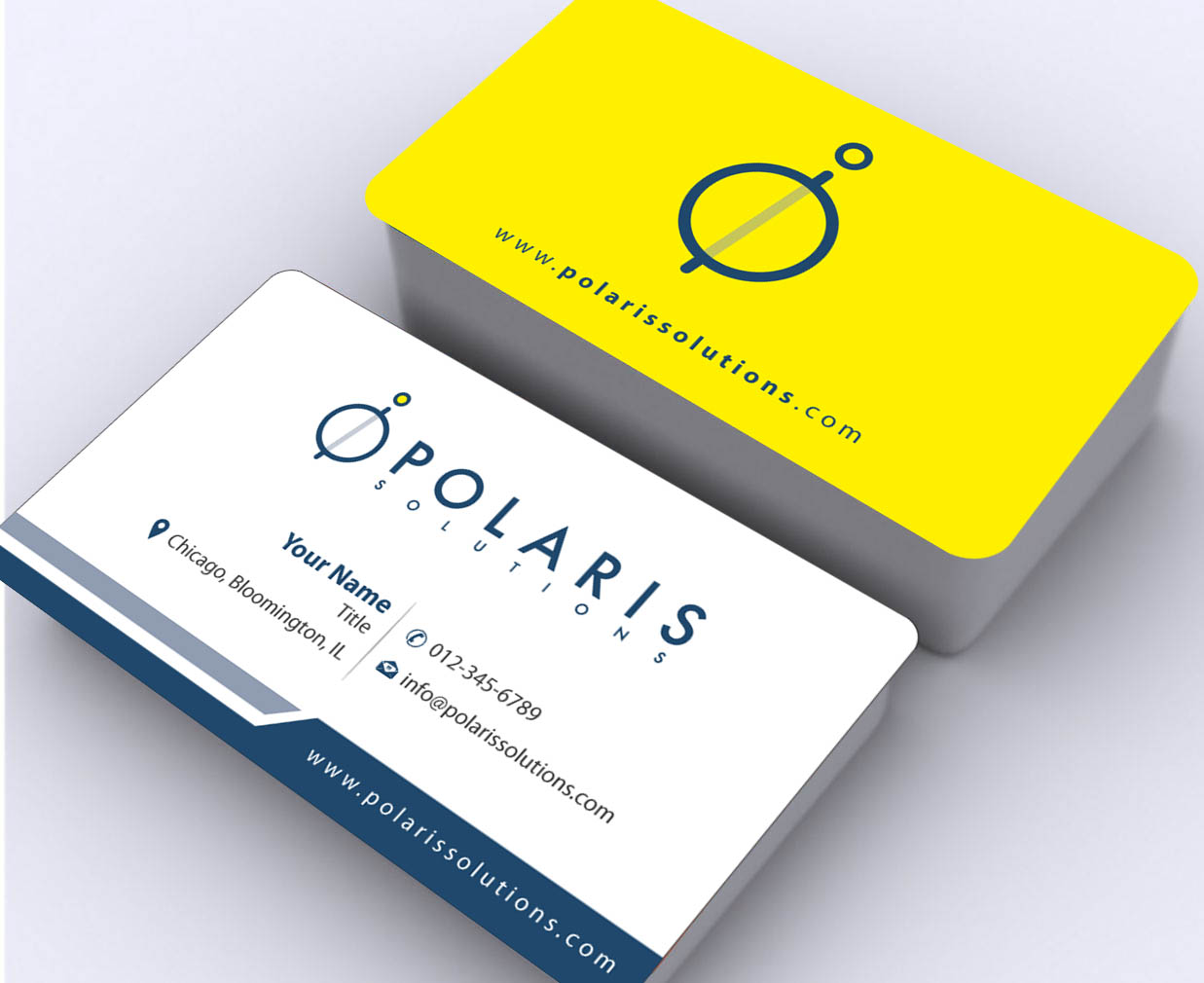 Business Card Design by Sbss for Polaris Solutions | Design #4696842