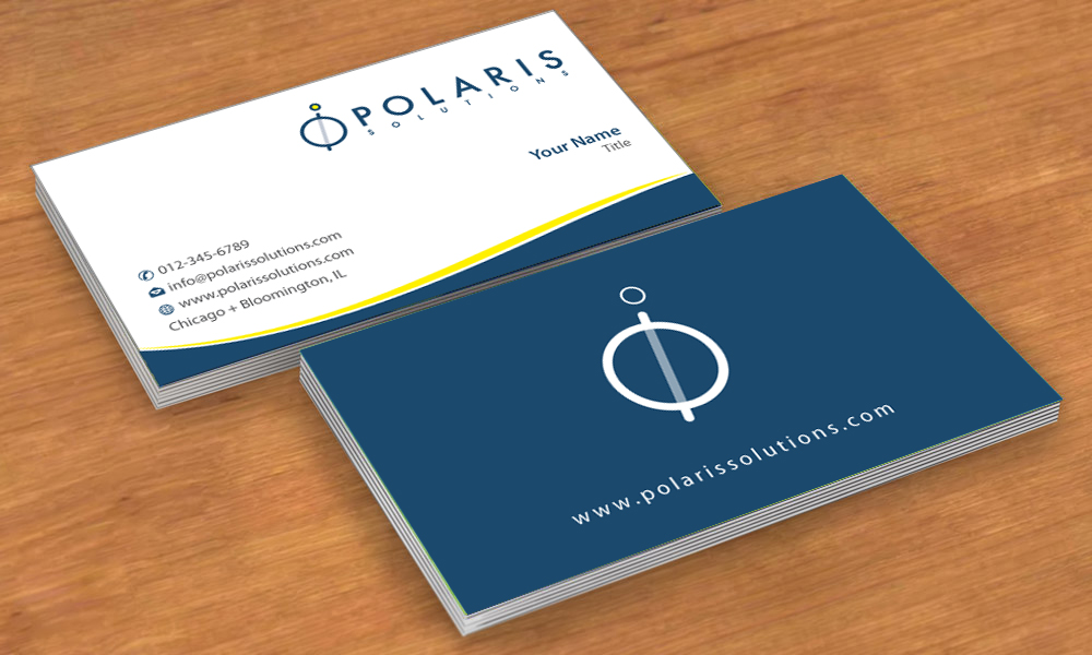 Business Card Design by Sbss for Polaris Solutions | Design #4699655