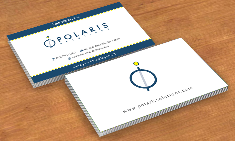 Business Card Design by Sbss for Polaris Solutions | Design #4699657