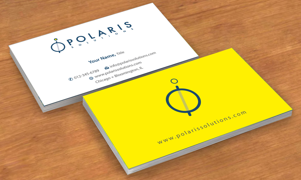 Visitenkarten-Design von Sbss für Polaris Solutions | Design #4699658