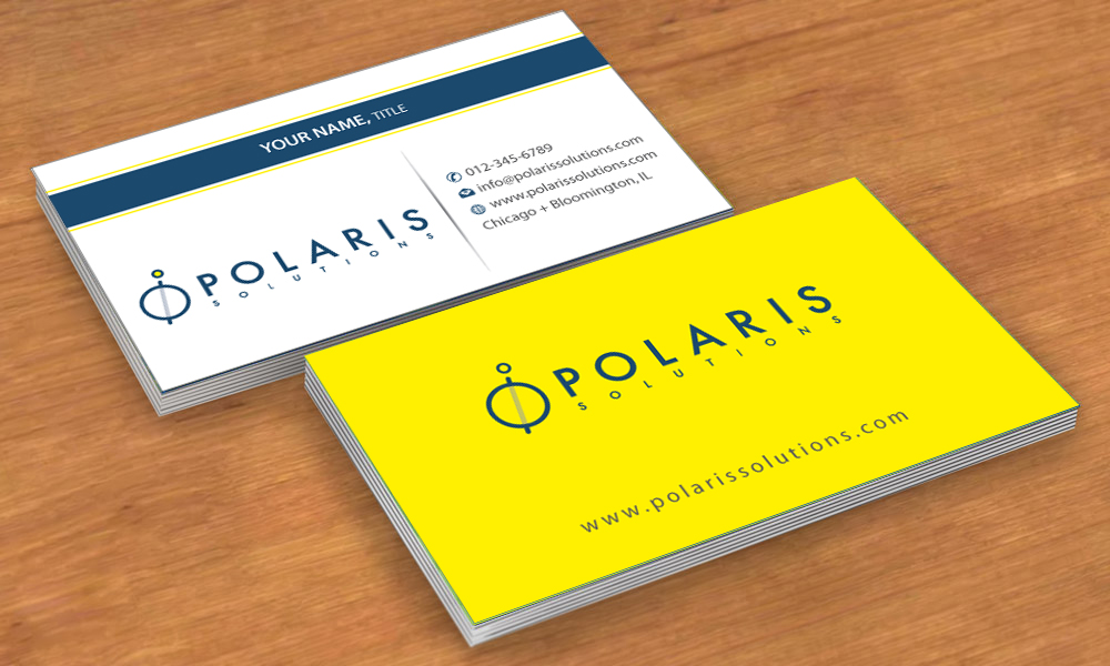 Visitenkarten-Design von Sbss für Polaris Solutions | Design #4699689