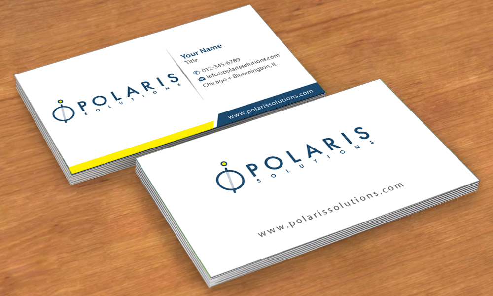 Visitenkarten-Design von Sbss für Polaris Solutions | Design #4699699