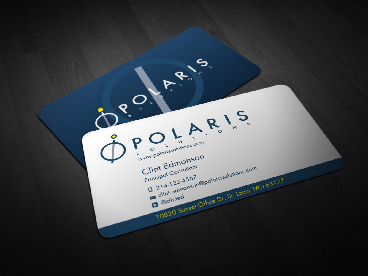 Visitenkarten-Design von Atvento Graphics für Polaris Solutions | Design #4713603