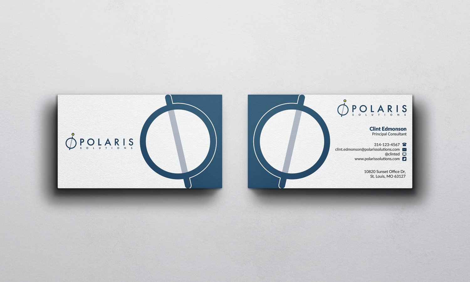 Visitenkarten-Design von WebixBD für Polaris Solutions | Design #4728842