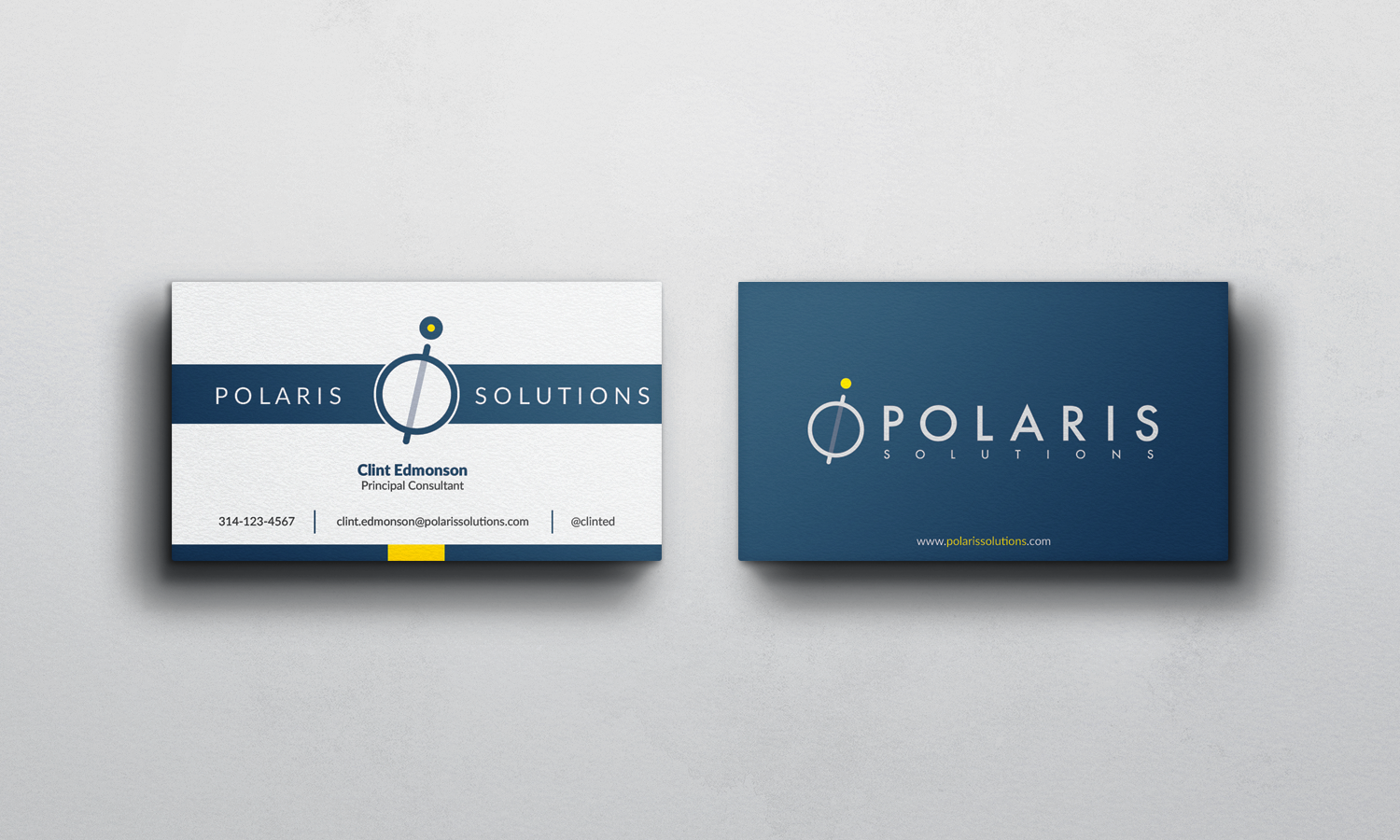 Visitenkarten-Design von WebixBD für Polaris Solutions | Design #4728970