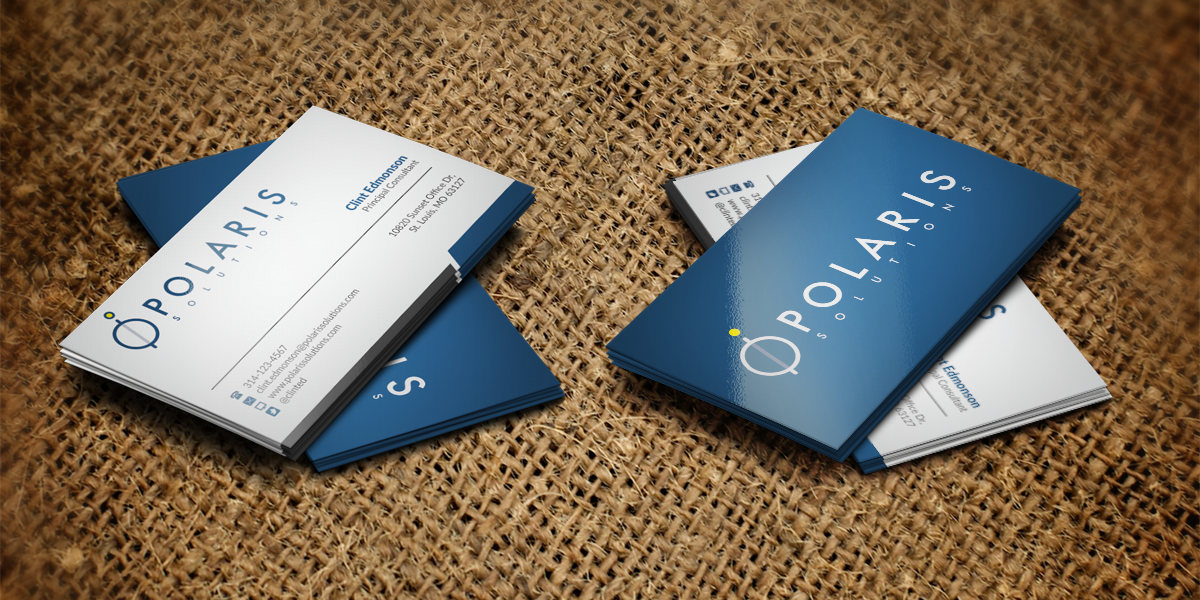 Visitenkarten-Design von WebixBD für Polaris Solutions | Design #4729024