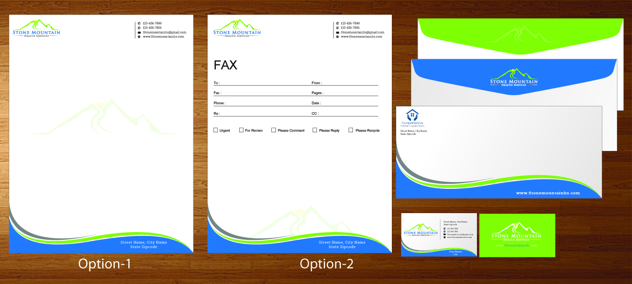 Stationery Design by HarmiDesigning for Stone Mountain Health Services | Design #4746240