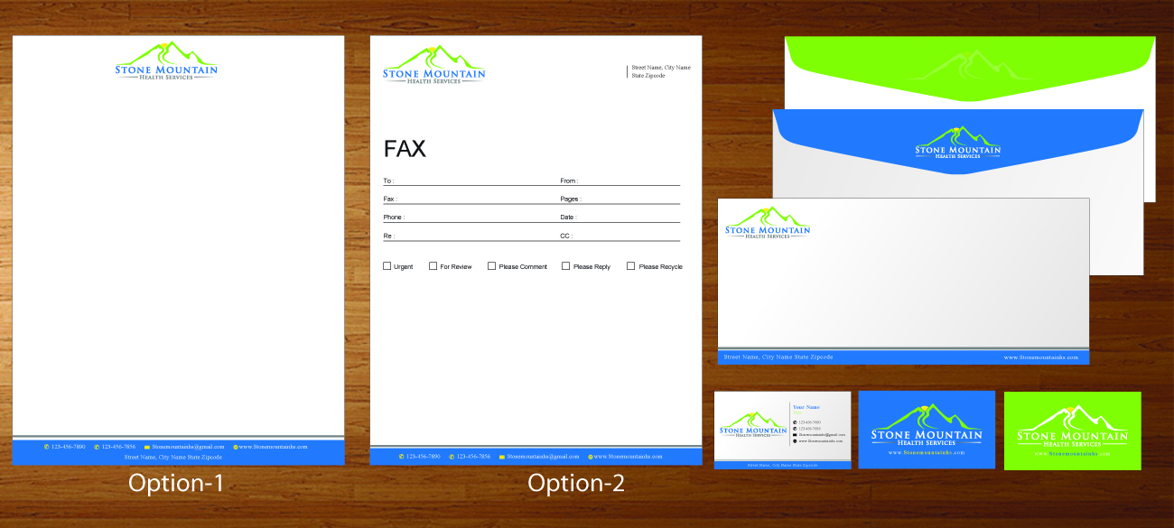 Stationery Design by HarmiDesigning for Stone Mountain Health Services | Design #4746247