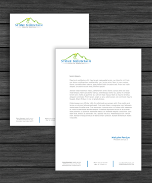 Stationery Design by Scarlett for Stone Mountain Health Services | Design: #4765348