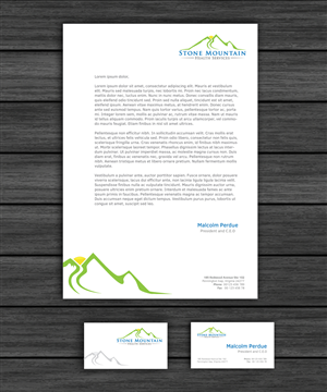Stationery Design by Scarlett for Stone Mountain Health Services | Design: #4765421