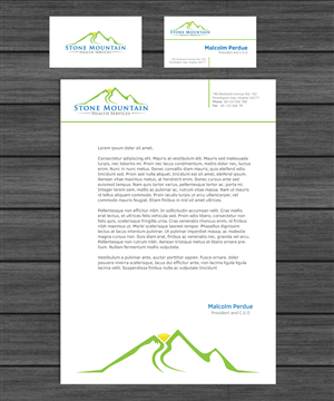 Design de Papeterie par Scarlett pour Stone Mountain Health Services | Design #4766281