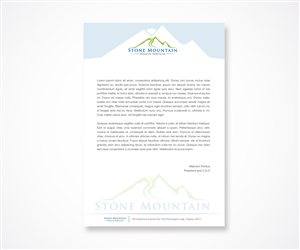 Stationery Design by andreia.morgado for Stone Mountain Health Services | Design: #4723278