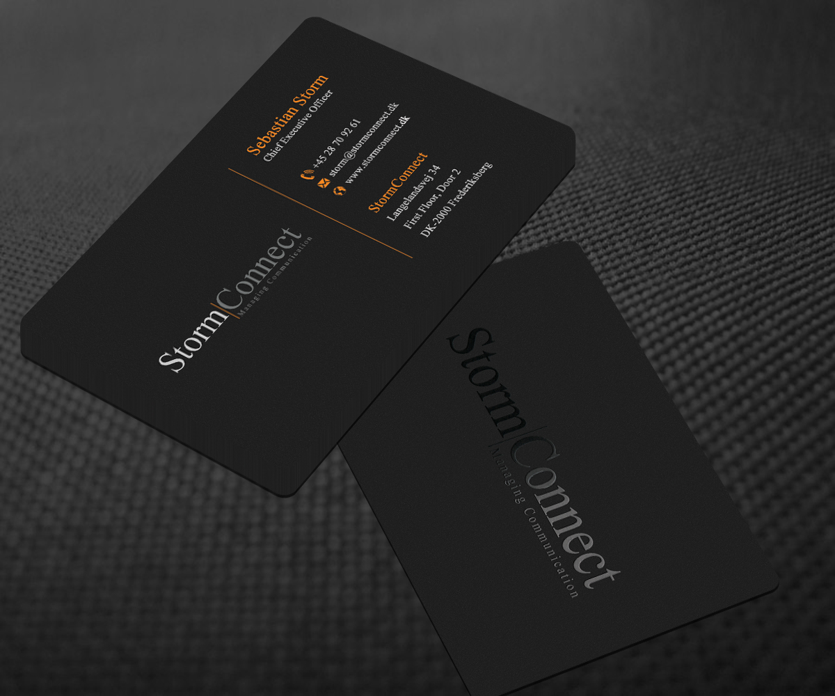 Business Card Design by Sarah Haroon for this project | Design #4911627