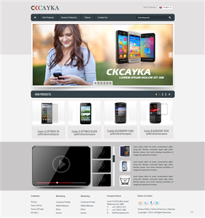 Web Design by pb for this project | Design: #1339454
