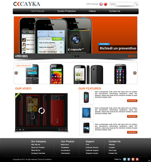 Web Design by pb for this project | Design: #1343738