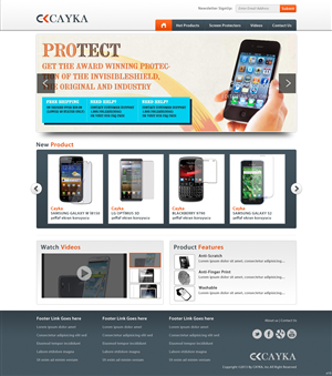 Web Design by pb for this project | Design: #1347064