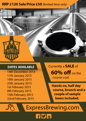 Flyer Design by eayeri for Express Brewing | Design #4731666