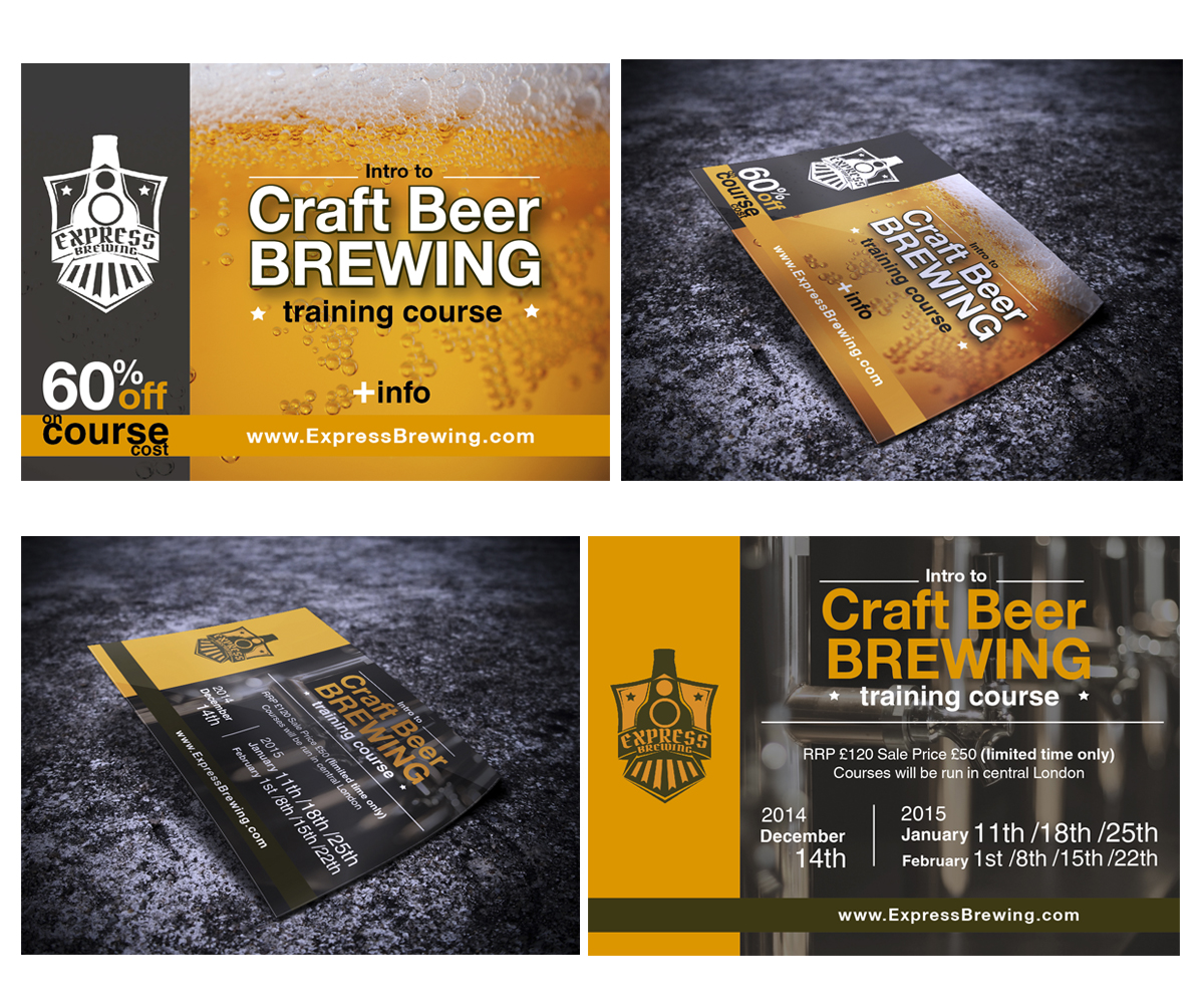 Diseño de Flyer por diegomarinp para Express Brewing | Diseño #4714892
