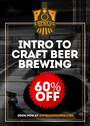 Flyer for "Learn to Brew Craft Beer" course