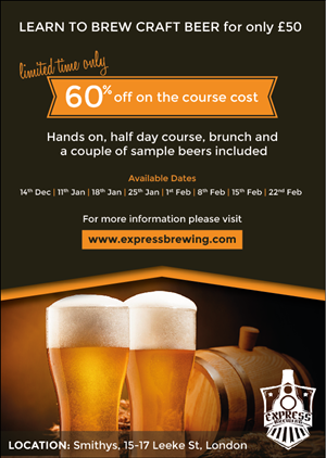 Flyer Design by Eram for Express Brewing | Design #4697377
