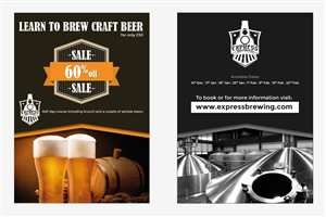 Flyer Design by Eram for Express Brewing | Design: #4709530