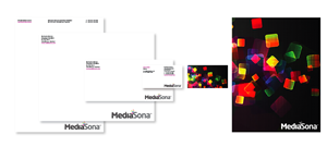 Business card and stationary design for a digital advertising agency