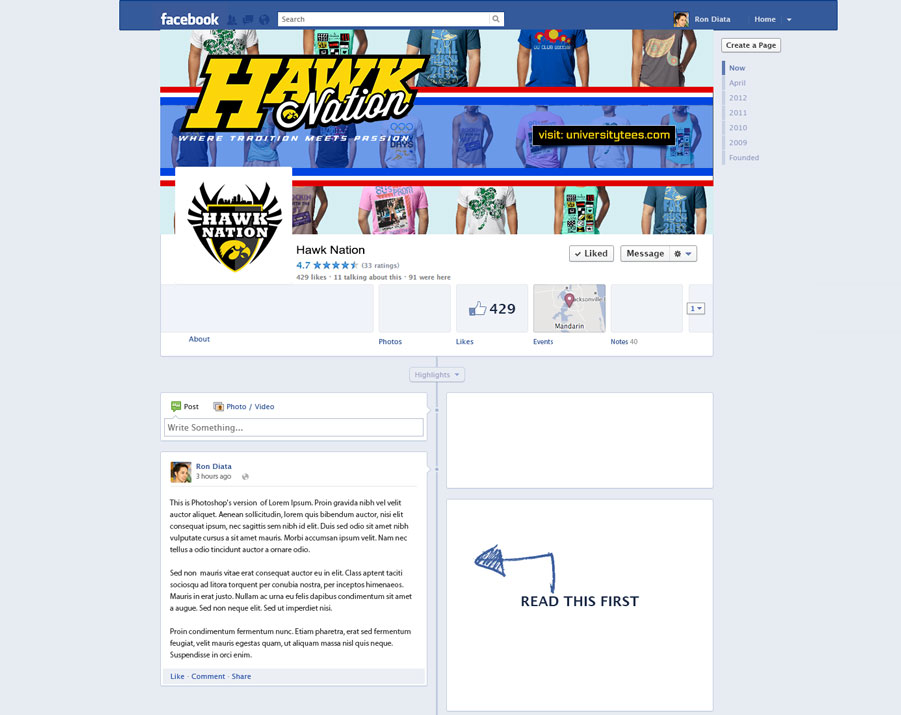 Facebook Design by rdesign12 for this project | Design #4743159