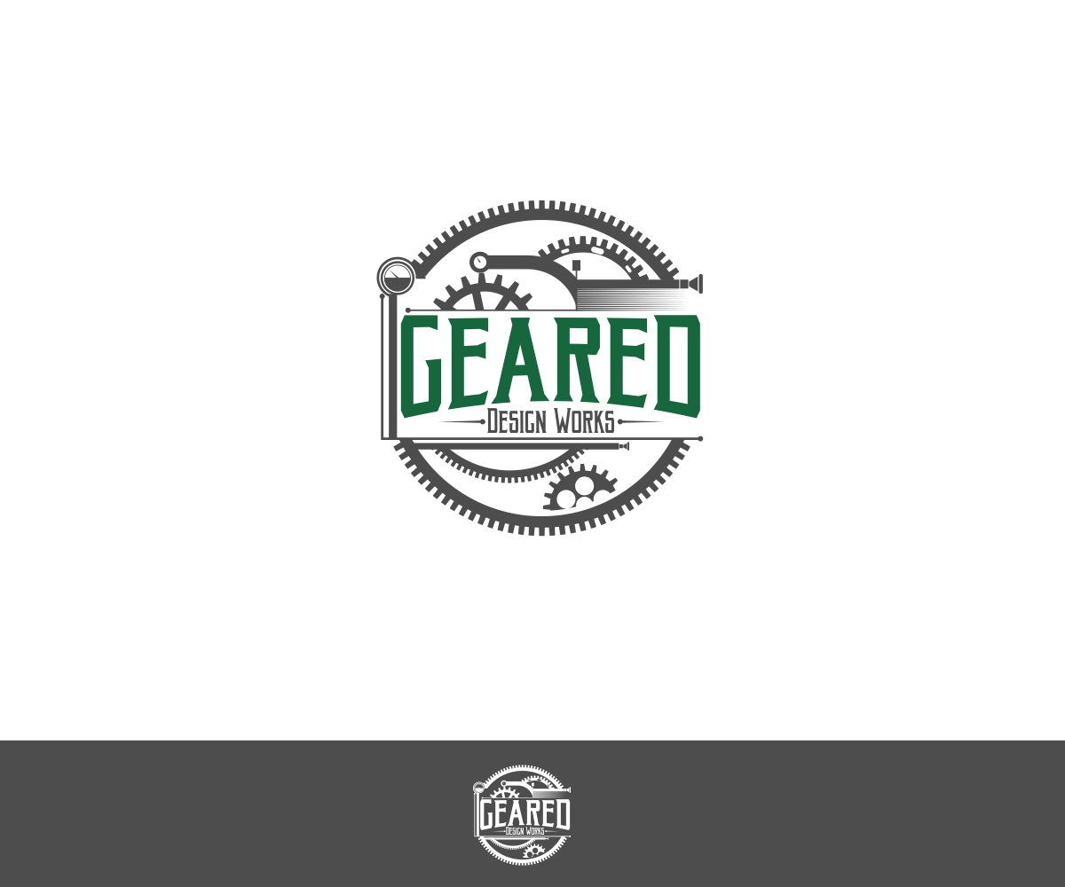 Logo Design by QuattroCreative for Geared Design Works | Design #4700465