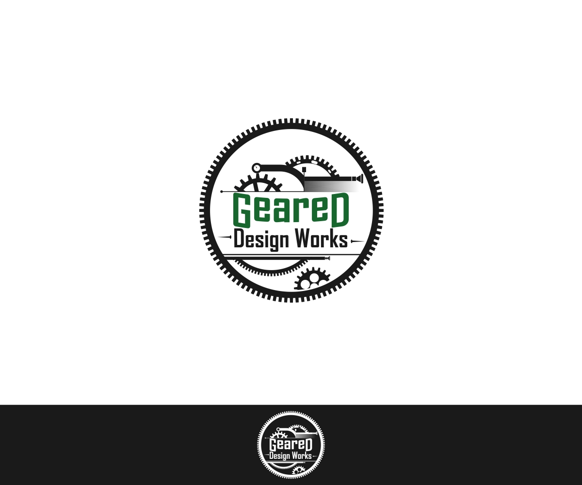 Logo Design by QuattroCreative for Geared Design Works | Design #4707230