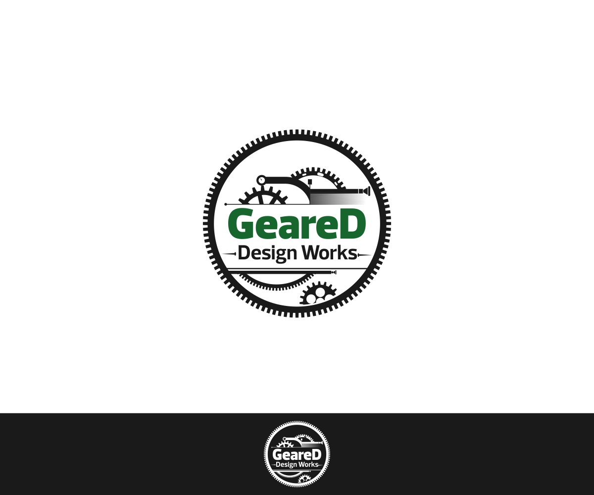 Logo Design by QuattroCreative for Geared Design Works | Design #4707257