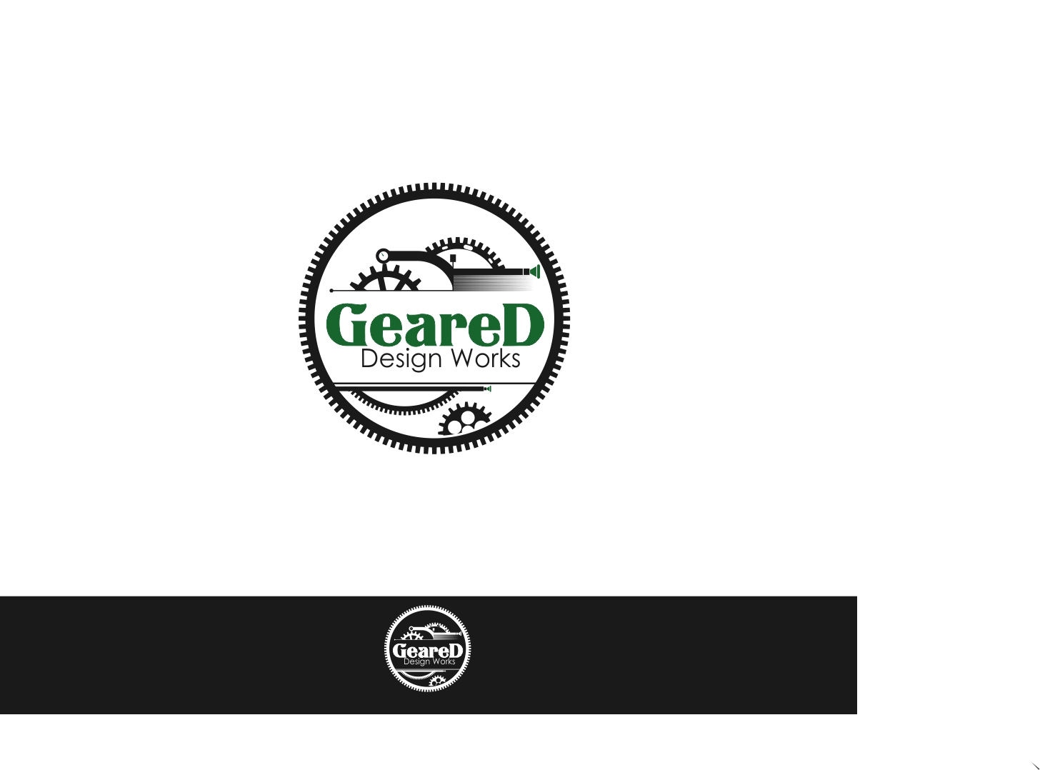 Logo Design by QuattroCreative for Geared Design Works | Design #4707333