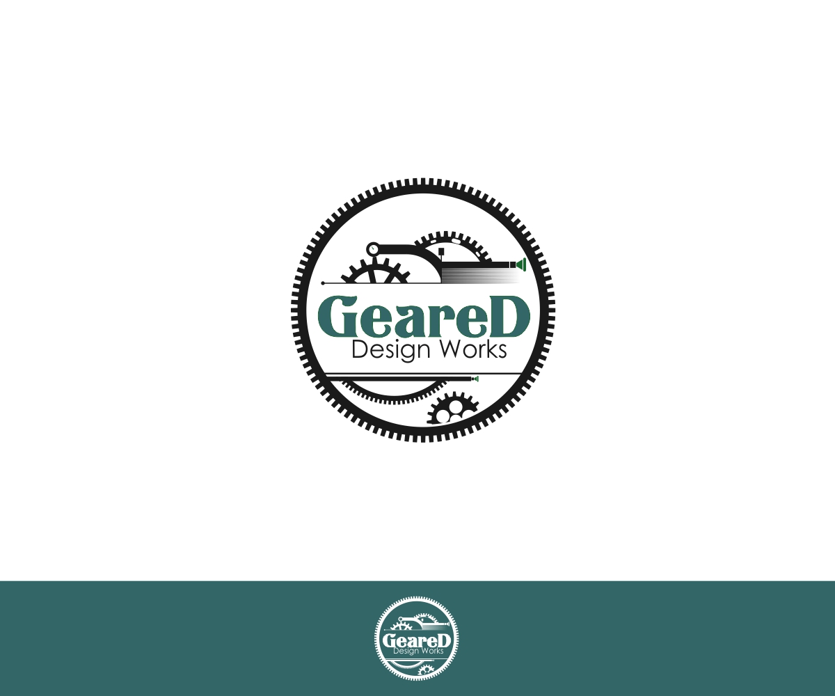 Diseño de Logo por QuattroCreative para Geared Design Works | Diseño #4707348