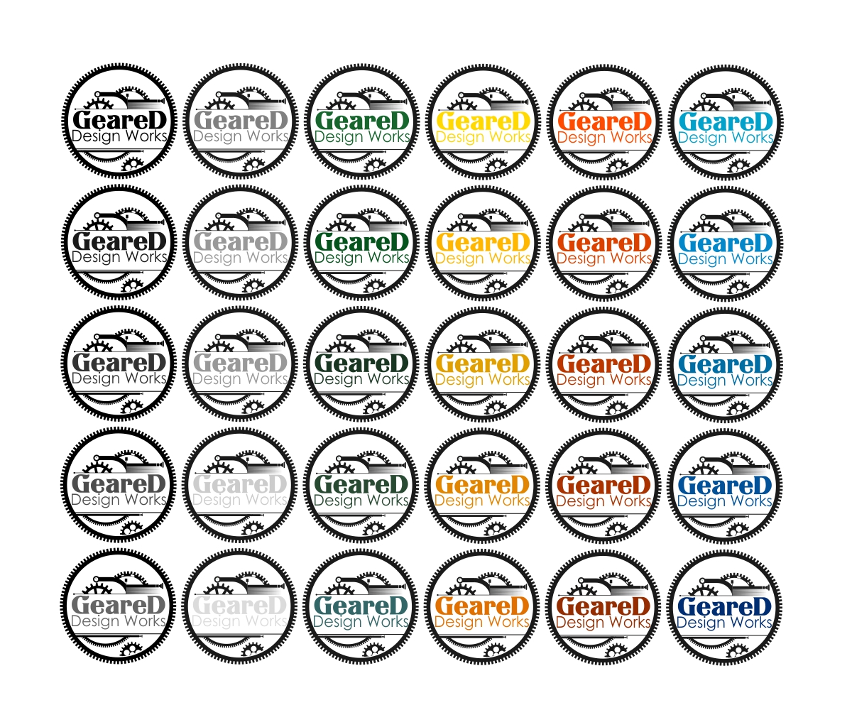 Diseño de Logo por QuattroCreative para Geared Design Works | Diseño #4715172