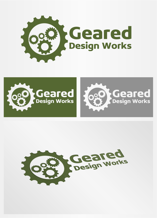 Diseño de Logo por artsterdam para Geared Design Works | Diseño #4701542