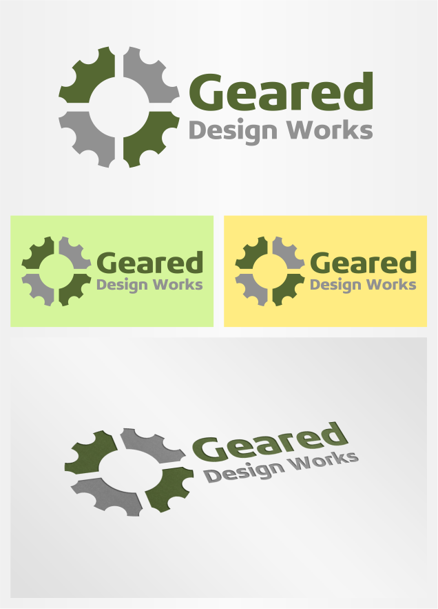 Diseño de Logo por artsterdam para Geared Design Works | Diseño #4712970