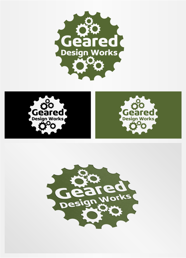 Logo Design by artsterdam for Geared Design Works | Design #4714011