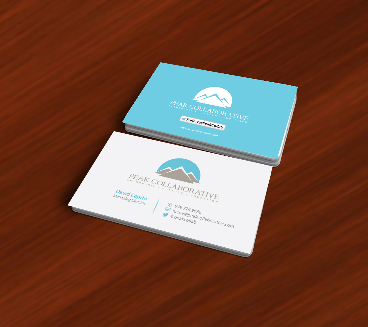 Business Card Design by asimali for Peak Collaborative | Design #1333612