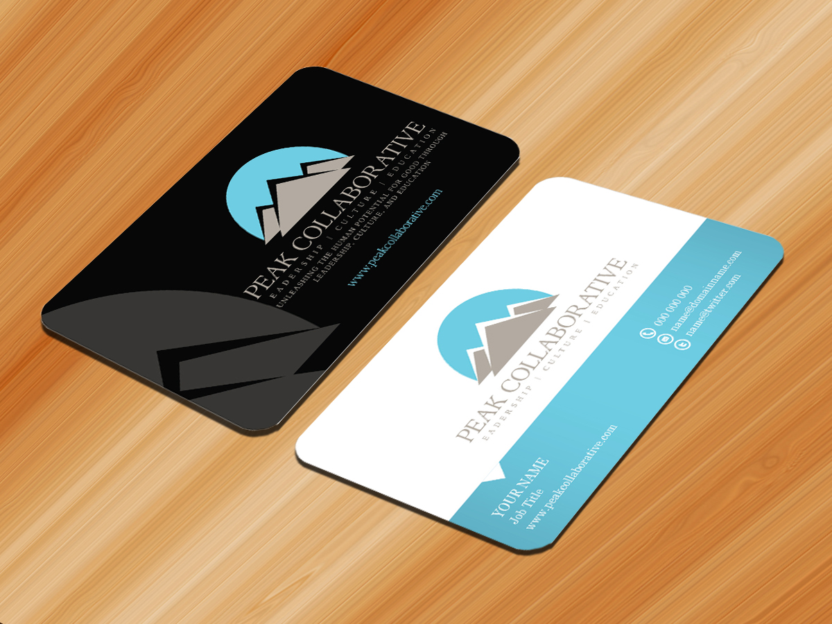Business Card Design by Sarmishtha Chattopadhyay_loginchange for Peak Collaborative | Design #1333867