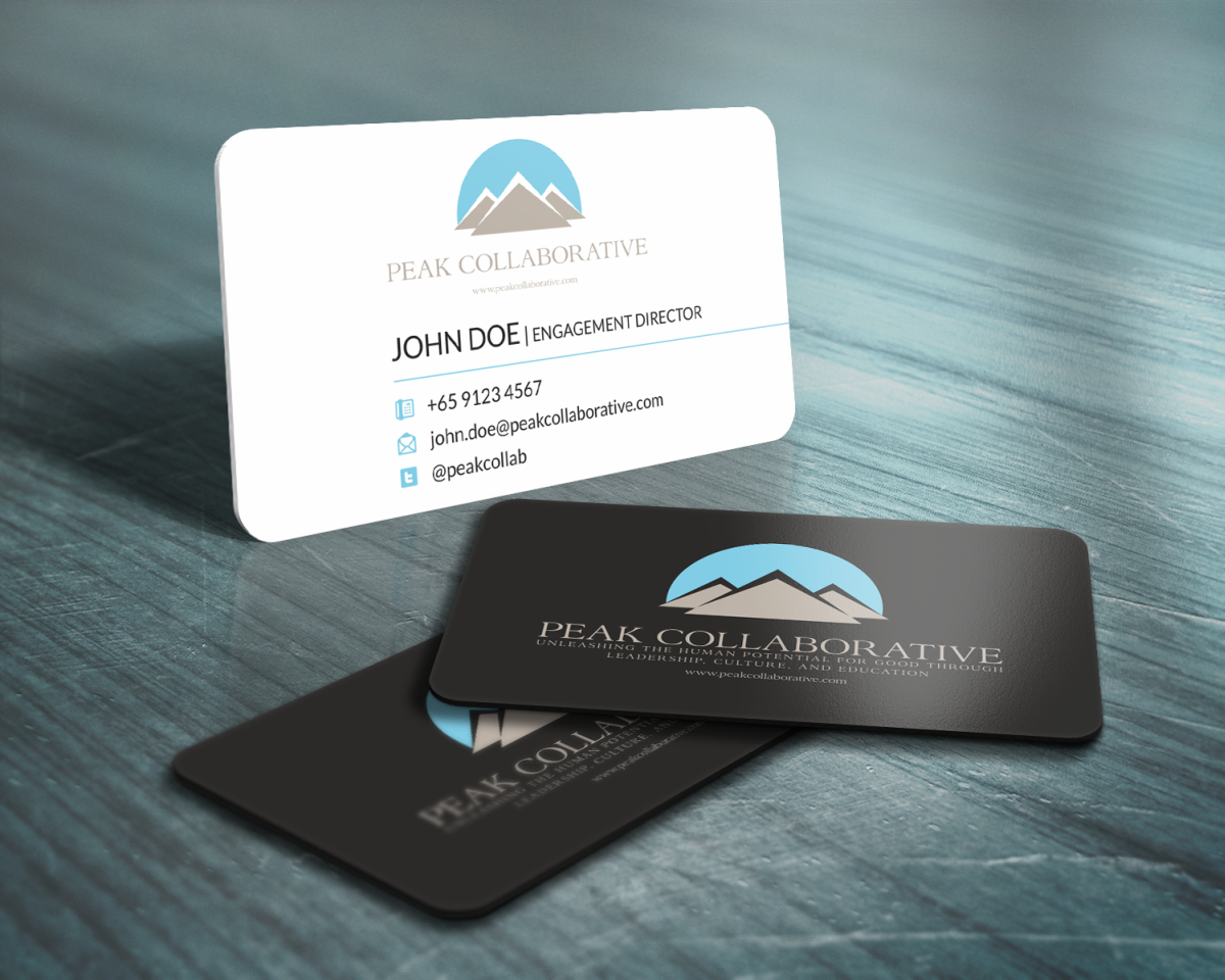 Business Card Design by HYPdesign for Peak Collaborative | Design #1331954