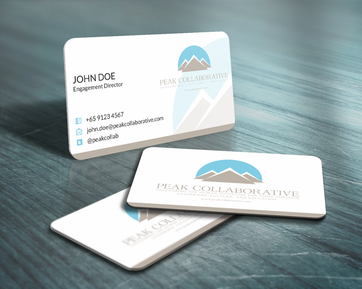Business Card Design by HYPdesign for Peak Collaborative | Design #1331956