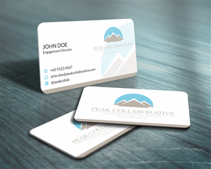 Design de Carte de Visite par HYPdesign pour Peak Collaborative | Design : #1331956