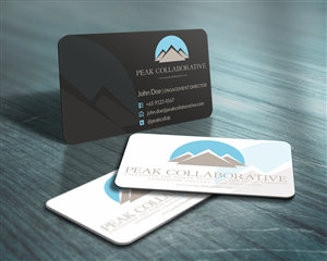 Design de Carte de Visite par HYPdesign pour Peak Collaborative | Design : #1331959
