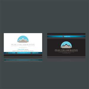 Business Card Design by BONG Kreation for Peak Collaborative | Design #1333745